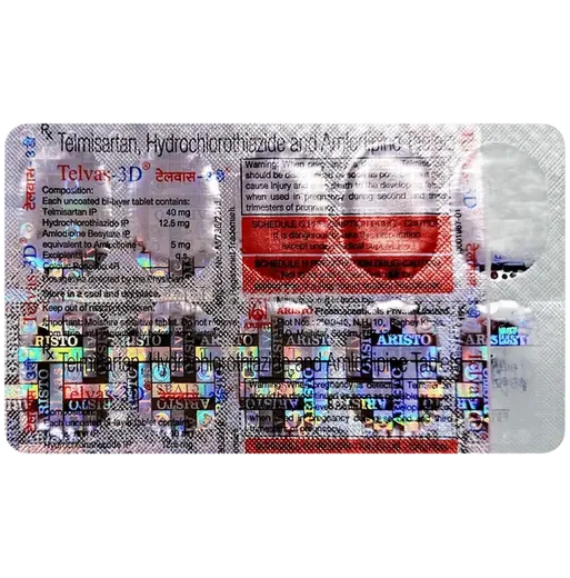 telvas 3d 40mg tablet 10's